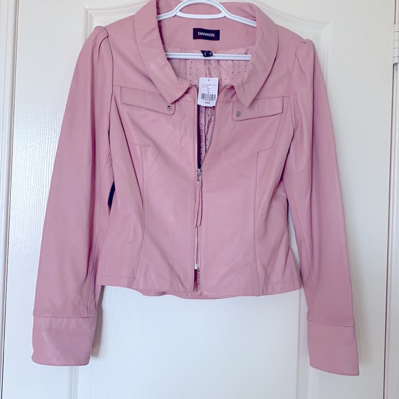 Brand new pink Danier leather jacket. - Picture 7 of 7